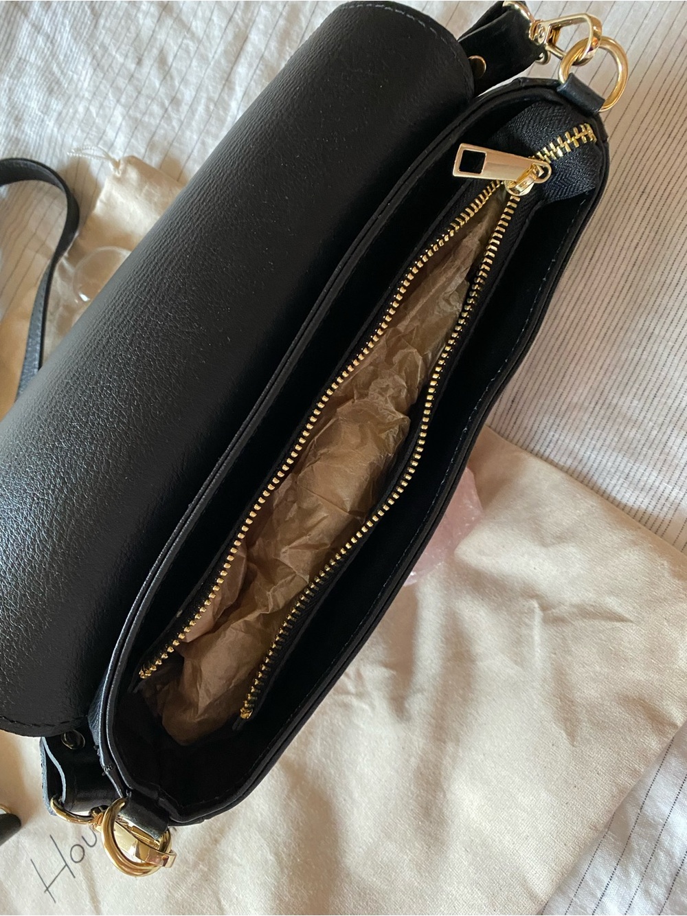 House of Harlow 1960 Leather Snake Bag Black Like New - Picture 5 of 6